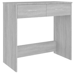 BeBasic Skrivbord grå sonoma 80x40x75 cm konstruerat trä -