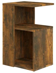 BeBasic Soffbord rökfärgad ek 36x30x56 cm konstruerat trä -
