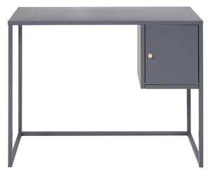 SPONSE Skrivbord 95 cm med Förvaring Skåp Ljusgrå -