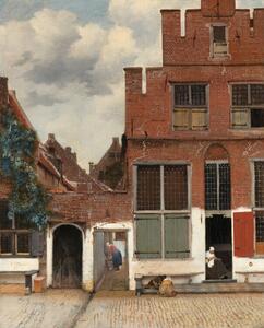 Bildreproduktion View of Houses in Delft, known as 'The Little Street', Jan Vermeer