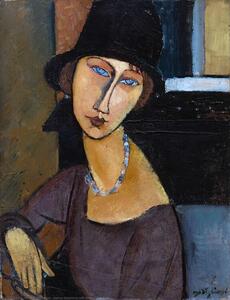 Bildreproduktion Jeanne Hebuterne wearing a hat, Amedeo Modigliani