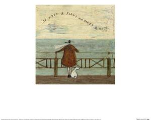 Konsttryck Sam Toft - It Ebbs & Flows And Comes & Goes..., (30 x 30 cm)