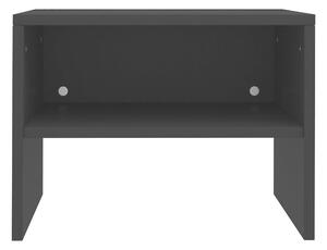 Sängbord svart 40x30x30 cm spånskiva - Svart