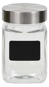 Förvaringsburkar i glas med etiketter 24 st 300 ml - Transparent
