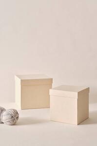 BOXAS pappbox 2-pack - återvunnen