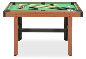 Biljardbord 122x61x76 cm brun - Brun