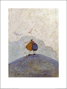 Konsttryck Sam Toft - Love on a Mountain Top, (30 x 40 cm)
