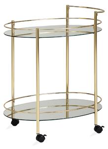 KARIELYS Drinkvagn 67x46 cm Guld -