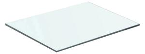 Hyllplan 2 st glas genomskinlig 40x25 cm - Transparent