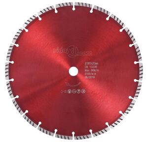 Diamantklinga med Turbo Steel 300 mm - Röd