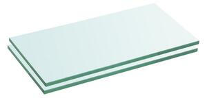 Hyllplan 2 st glas genomskinlig 20x30 cm - Transparent