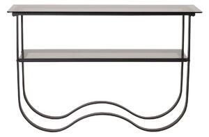 WAVY Avlastningsbord 117 cm Svart -