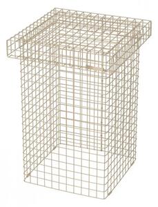 Kalager Design - Wire Stool - Pall - Cream Beige - L34 x D34 x H50 cm