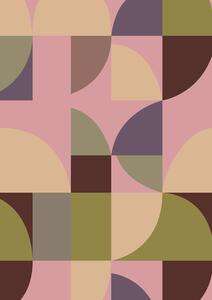 Wiltonmatta - Kalami (rosa/multi) (Storlek: 160 x 230 cm)
