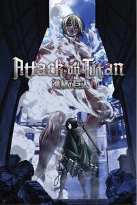 Poster, Affisch Attack on Titan S3 - Female Titan Approaches, (61 x 91.5 cm)