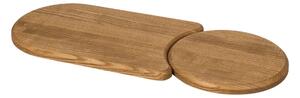 Noo.ma - Tappa Serving Boards - Serveringsfat - Smoked Ashwood - W57.5 x D23 x H1.8 cm