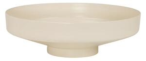 Noo.ma - Vilu Bowl - Skål för servering - Piazza Beige - Ø26 x H8 cm