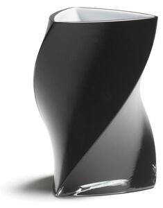 Piet Hein - Twister-vase - Vas - TWISTER-vase 24 cm - SORT ( 3 lag glas ) - H24 x W10.6 D10.6 cm
