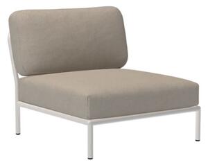 HOUE - LEVEL / Lounge Chair - Trädgårdsstol - Ash/Muted White - L81 x W95 x H82 x SH38 cm