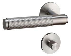 Buster + Punch - Door Lever Handle & Thumb Turn Lock Steel - Beslag - Massimo Buster Minale - Silver