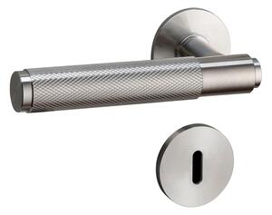 Buster + Punch - Door Lever Handle & Key Escutcheon Plate Steel - Beslag - Massimo Buster Minale - Silver