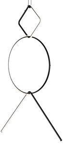 Flos - Arrangements Square Small & Round Medium & Broken Line - Pendellampor - Michael Anastassiades - Svart