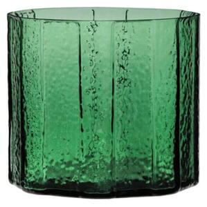 Hübsch - Emerald Vase - Vas - Green - Ø23 x H20 cm