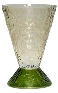 Hübsch - Abyss Vase - Vas - Brown/Dark Green - Ø20 x H29 cm