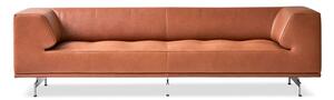 Fredericia Furniture - Delphi Sofa 4510 by Hannes Wettstein - Soffa för 3 personer - Max 95 Cognac - W205 x D85 x H66 x SH37 cm