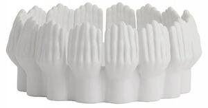 Nordal - ANISE bowl - Skål för servering - White - H: 15 x Ø: 28 cm