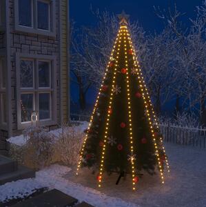 Ljusnät för julgran 400 LED 400 cm - Grön