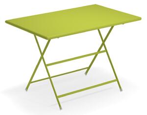 EMU - Arc en Ciel Folding Table 110 cm, Green - Balkong- och cafébord - Grön - Metall