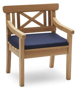 Fritz Hansen - Drachmann Chair Cushion, Outdoor Textile / Marine - Dynor och kuddar - Skagerak Design Team - Blå
