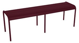 Fermob - Luxembourg 3/4 Seater Bench, Black Cherry - Trädgårdsbänkar - Frédéric Sofia