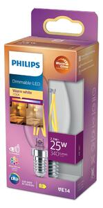 LED-lampa 2,5W(25W) kronljus E14 dim to warm