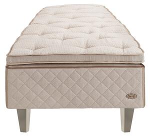 DUX - Dux 10 resårbotten fast 80x200 cm/ Top Pad Bäddmadrass/ Konisk oatmeal 20 cm - Sängar - Beige