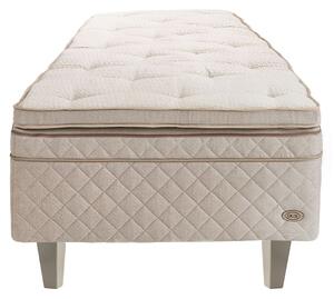 DUX - Dux 30 resårbotten fast 80x200 cm/ Top Pad Bäddmadrass/ Konisk oatmeal 20 cm - Sängar - Beige