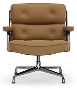 Vitra - Lobby Chair ES 105 Leather Premium Ochre 62 - Kontorsstolar - Charles & Ray Eames - Brun