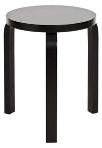 Artek - Pall 60 Hellackad Svart - Pallar - Alvar Aalto - Svart - Trä