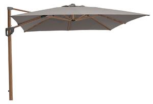 Cane-Line - Hyde luxe tilt parasoll i trä - 3x3 m - Taupe - Parasoll - Cane-line Design Team