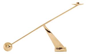 Audo Copenhagen - Interconnect Candle Holder Polished - Ljusstakar - Colin King Studio LLC - Guld