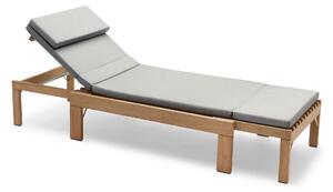 Fritz Hansen - Riviera Cushion, Quickdry Outdoor Foam, Outdoor Textile / Ash - Dynor och kuddar - Povl Eskildsen - Grå