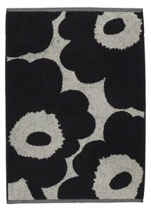Marimekko - Unikko handhandduk 50x70 cm cotton dark blue - Handdukar och badlakan - Maija Isola - Blå