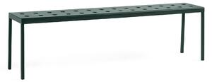 HAY - Balcony Bench L165,5xW35xH46 - Dark forest - Trädgårdsbänkar - Ronan & Erwan Bouroullec - Grön - Metall