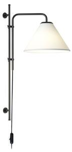 Marset - Funiculi A Fabric Wall Lamp - Black/White - Vägglampor - Lluís Porqueras - Vit