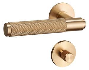 Buster + Punch - Door Lever Handle & Thumb Turn Lock Brass - Beslag - Massimo Buster Minale - Guld