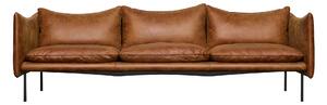 Fogia - Tiki Soffa, 3-sits, Svart Underrede, Läder Vintage - Soffor - Andreas Engesvik - Brun