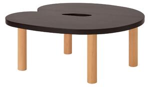 HEM - Worm Coffee Table Round Brown/Beech - Soffbord - Träfärgad - Trä