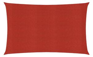 Solsegel 160 g/m² röd 3x5 m HDPE - Röd