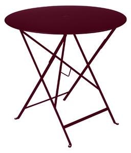 Fermob - Bistro Table Ø 77 cm, Black Cherry - Balkong- och cafébord - Svart - Metall